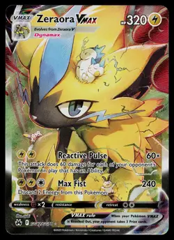 Pokemon Card - Zeraora VMAX Crown Zenith GG42/GG70 Ultra Rare - Image 1