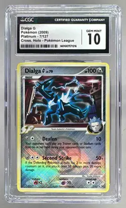 1216 Dialga G 2009 Pokemon Platinum #7 Holo CGC 10 - Image 1