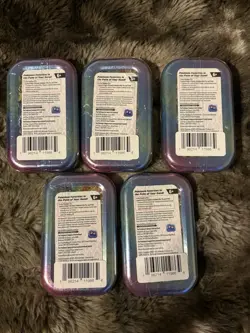 Pokemon Prismatic Evolutions Mini Tins Sealed Lot Of 5 FACTORY SEALED - Image 2