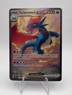 2025 Pokemon Journey Together Salamence ex Special Illustration Rare #187/159 - Image 1