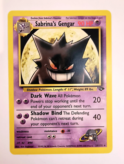 Pokemon TCG Sabrina's Gengar Gym Challenge 29/132 Non-Holo Rare NM - Image 1