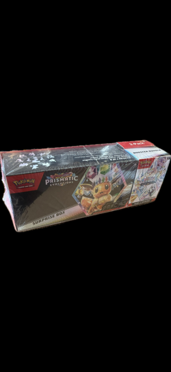 pokemon prismatic evolutions surprise box and booster bundle combo - Image 1