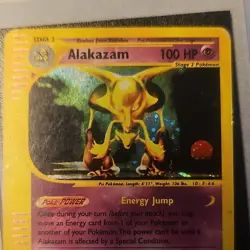 Pokemon Alakazam Holo H1/32 Skyridge Rare Ereader 100 HP Stage 2 TCG Card 2003 - Image 3