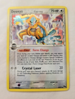 2006 Mid-Era Pokemon Rare Holo Deoxys (2/17) Delta Species POP Series 4 (LP+) - Image 3
