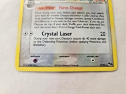 2006 Mid-Era Pokemon Rare Holo Deoxys (2/17) Delta Species POP Series 4 (LP+) - Image 4