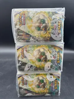 Pokemon Sword & Shield Brilliants Stars Booster Boxes Sealed w/ Plastic Case - Image 4