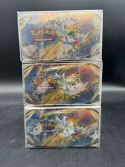 Pokemon Sword & Shield Brilliants Stars Booster Boxes Sealed w/ Plastic Case - Image 5