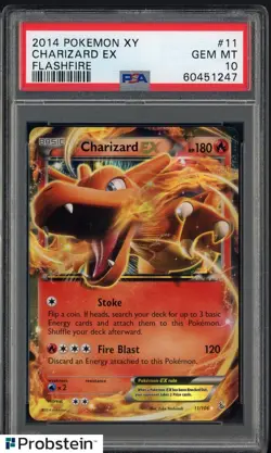 2014 Pokemon XY Flashfire #11 Charizard EX PSA 10 GEM MINT - Image 1