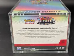 Pokemon TCG S&V Prismatic Evolutions Booster Bundle Display Case w/Acrylic Case - Image 3