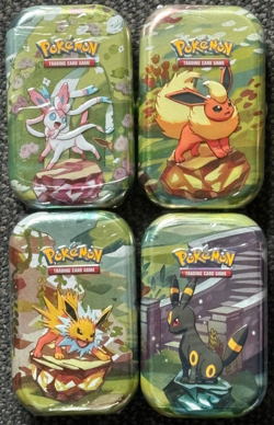 (Lot of 4) Pokemon TCG Prismatic Evolutions Mini Tins NEW SEALED - Image 1