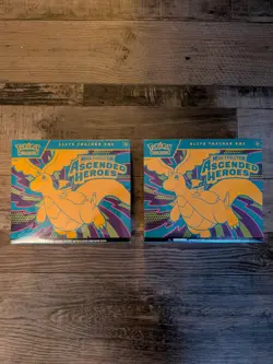 Lot of X2 Sealed Pokemon Mega Evolutions Ascended Heroes ETB Boxes - Image 1