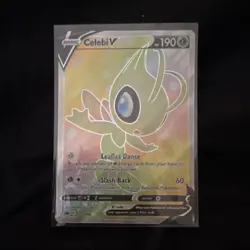 Pokemon Celebi V Ultra Rare Full Art Holo Chilling Reign 160/198 - Image 1