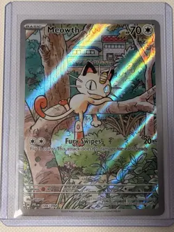 Pokemon Meowth 106/094 – Phantasmal Flames – English IR (Illustration Rare) NM - Image 1
