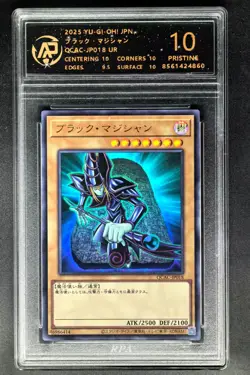 2025 Yu-Gi-Oh! Cards JPN. Dark Magician UR QCAC-JP018 RPA 10 (SAME AS PSA 10) - Image 1