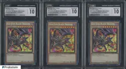 Lot of (3) Yu-Gi-Oh! MP24 Prismatic SR 1st Edition Red-Eyes Black Dragon CGC 10 - Image 1