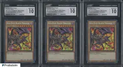 Lot of (3) Yu-Gi-Oh! MP24 Prismatic SR 1st Edition Red-Eyes Black Dragon CGC 10 - Image 1