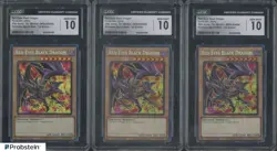 Lot of (3) Yu-Gi-Oh! MP24 Prismatic SR 1st Edition Red-Eyes Black Dragon CGC 10 - Image 1