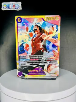 One Piece Card Game 🏴‍☠EB02-061 Monkey.D.Luffy SEC NM Alt Art Foil ENGLISH - Image 1