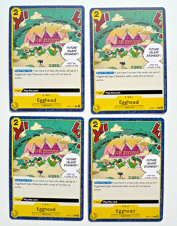 OP07-117 One Piece Card Game TCG Egghead (C) Stage Yellow 500 Years 4X Playset - Image 1