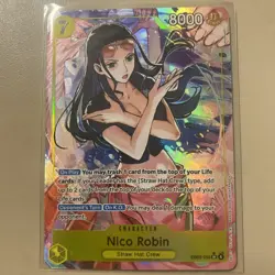 One Piece Nico Robin SR Alt Art AA EB03-055 Heroines edition English FRESH PULL - Image 1