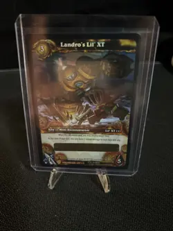 Landro’s Lil' XT Loot Card World of Warcraft TCG WoW Worldbreaker Unscratched - Image 1