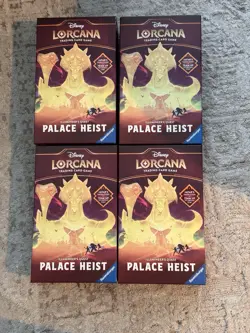 4 Total Boxes - Disney Lorcana: Reign of Jafar Illumineer's Quest - Palace Heist - Image 1