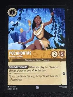 Disney Lorcana Winterspell Pocahontas - Finding the Way 8/204 NM - Image 1