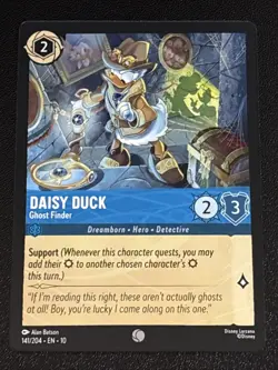 Disney Lorcana Whispers in the Well Daisy Duck-Ghost Finder 141/204 NM - Image 1
