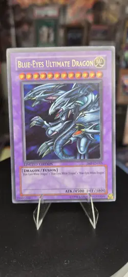 Yu-Gi-Oh Blue-Eyes Ultimate Dragon Limited Edition Ultra Rare Card JMP-EN005 - Image 1