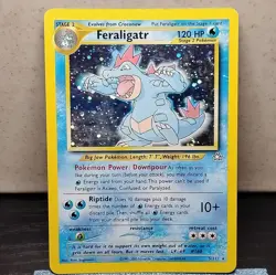 Pokemon Feraligatr Neo Genesis Holo Rare Card 5/111 HP120 2000 TCG - Image 1