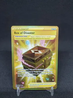 Box of Disaster 214/196 Lost Origin Gold Secret Rare NM Pokemon Card - Image 1