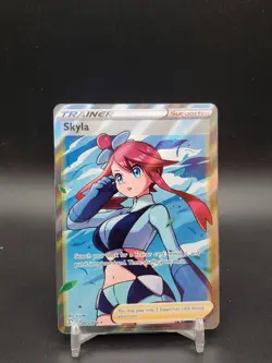 Skyla 072/072 Shining Fates Full Art Trainer NM Pokemon Card - Image 1