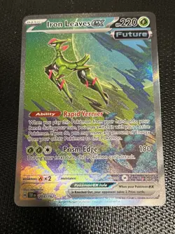 Iron Leaves Ex 203/162 - Temporal Forces Pokemon Card (Near Mint) - Image 1