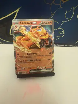 Pokemon Charizard ex EX Holo 330 HP Brave Wing Explosive Vortex 006/165 Card - Image 1