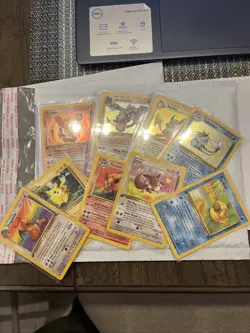 Pokemon 1st Edition Fossil 9 Card Lot-NM NP - Image 1