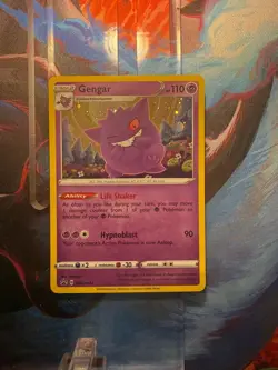 Gengar SWSH052 SWSH: Sword & Shield Promo Cards Holo *SWIRL HOLO* - Image 1