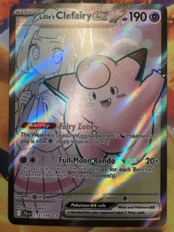 Lillie's Clefairy ex 173/159 S&V: Journey Together Ultra Rare Pokemon Card - NM - Image 2