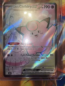 Lillie's Clefairy ex 173/159 S&V: Journey Together Ultra Rare Pokemon Card - NM - Image 4