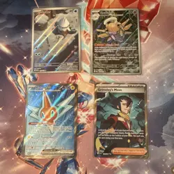 Lot Of 4 Pokemon TCG Set Rare Cards Assortment Collection IR EX NM - Image 1