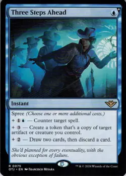 MTG Three Steps Ahead (75) | NM | Outlaws of Thunder Junction {OTJ} - Image 1