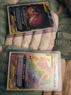 2019 Pokemon Gengar Mimikyu GX Tag Team #186 and # 165 MINT - Image 1