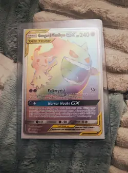 2019 Pokemon Gengar Mimikyu GX Tag Team #186 and # 165 MINT - Image 2