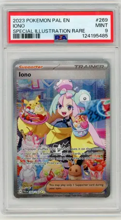 2023 POKEMON PAL EN-PALDEA EVOLVED SPECIAL ILLUSTRATION RARE #269 IONO PSA 9 - Image 1
