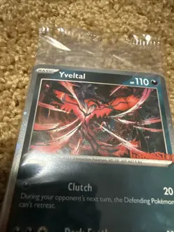🔥SEALED Yveltal 088/132 Reverse Holo Mega Evolution Pokemon GAMESTOP PROMO - Image 3