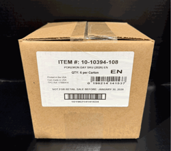 Pokemon TCG Pokemon Day 2026 EN Sealed Case 7 Q0003 - Image 1