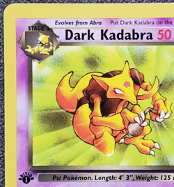 1st Edition Dark Kadabra - Team Rocket - #39/82 - Vintage Pokemon Card 2000 WOTC - Image 2