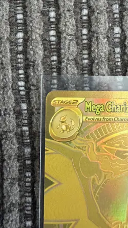 2025 Pokemon Phantasmal Flames 130/094 Mega Charizard X EX Hyper Rare Gold - Image 4
