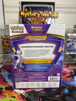 Pokemon TCG Shining Legends Pin Collection Mewtwo Box Factory Sealed 2017 - Image 3