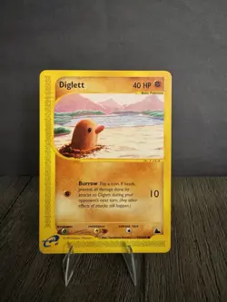 Pokemon Diglett 50/144 Skyridge Regular Common Basic 40 HP Burrow - Image 1