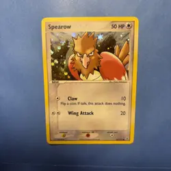 Pokemon TCG— Spearow 81/112 FireRed & LeafGreen Reverse Holo LP - Image 1